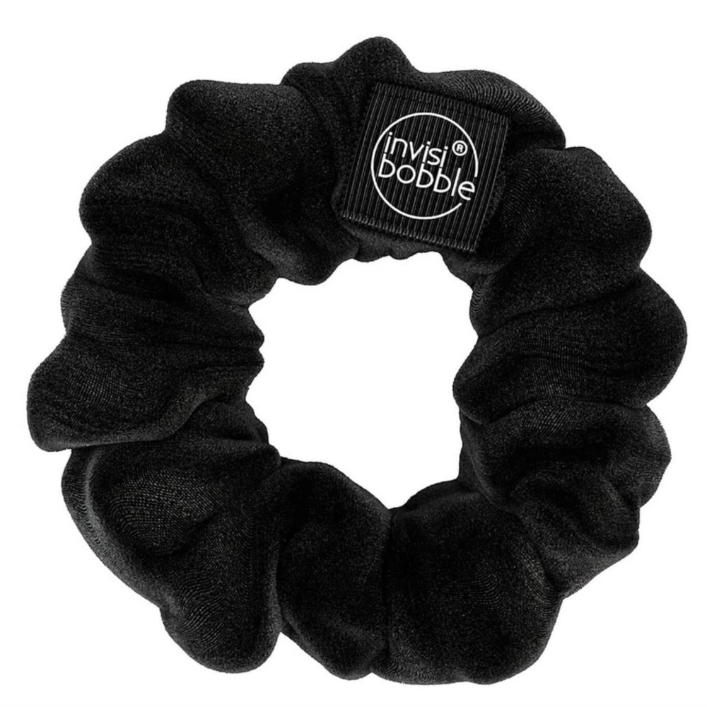 Invisibobble Sprunchie Spiral Hair Ring Scrunchie in True Black | NEW
